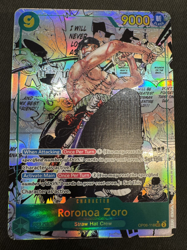 Rononoa Zoro Manga (PRB-01: The Best - Premium Booster Reprint)