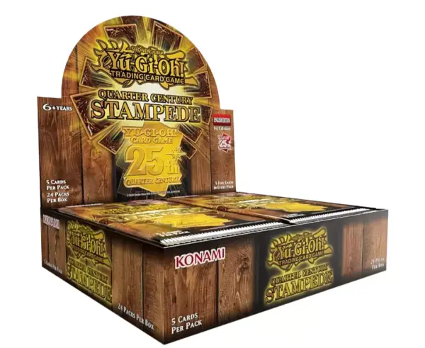 YU-GI-OH! TCG - QUARTER CENTURY STAMPEDE -  BOX DA 24 BUSTE ITA