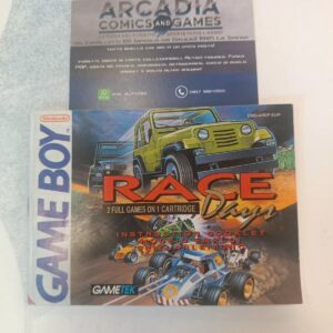 Race Days Manuale Di Istruzioni Game Boy Nintendo PAL