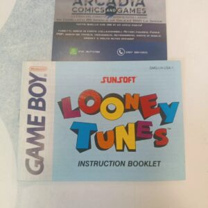 Looney Tunes Manuale Di Istruzioni Game Boy Nintendo USA