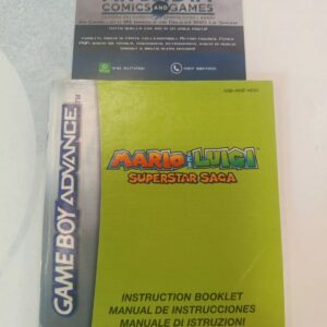 Mario E Luigi Superstar Saga Manuale Di Istruzioni Game Boy Advance Nintendo