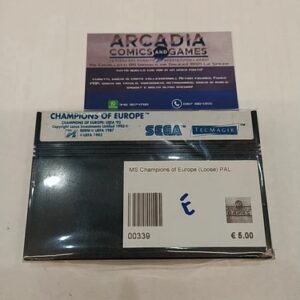 Champions Of Europe Sega Master System Solo Cartuccia Loose