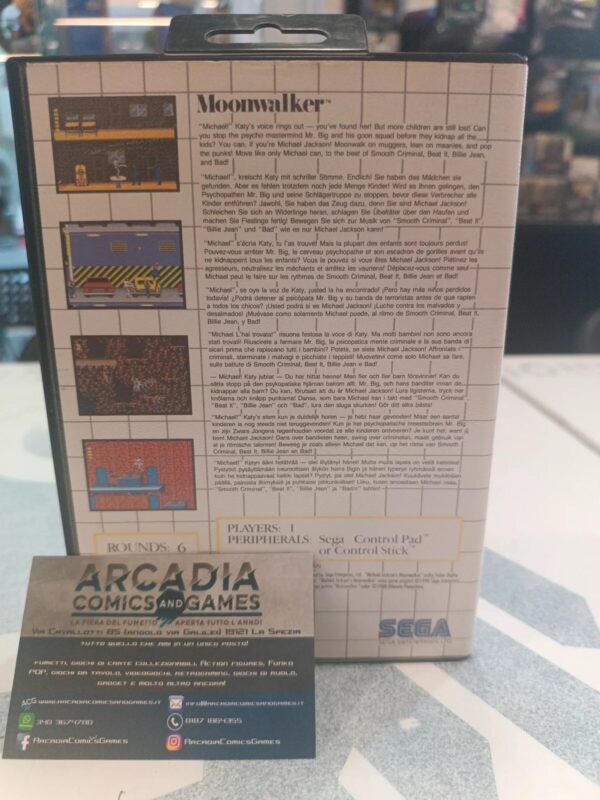 Moonwalker Sega Master System Completo.Buone Condizioni. - immagine 2
