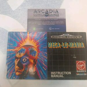 Mega-Lo-Mania Mega lo mania Manuale Di Istruzioni Mega Drive SEGA PAL
