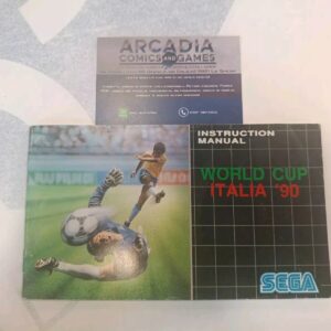 World Cup Italia 90 Manuale Di Istruzioni Mega Drive SEGA PAL