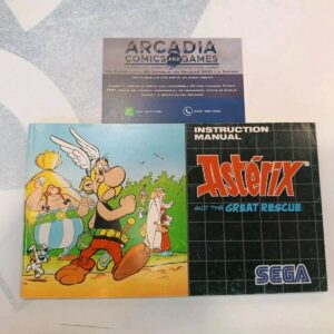 Asterix And The Great Rescue Manuale Di Istruzioni Mega Drive SEGA PAL