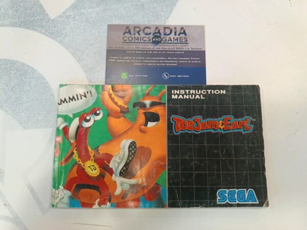 Toejam & Earl Manuale Di Istruzioni Mega Drive SEGA PAL