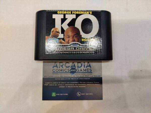 George's Foreman KO Boxing SEGA Mega Drive PAL Loose Solo Cartuccia