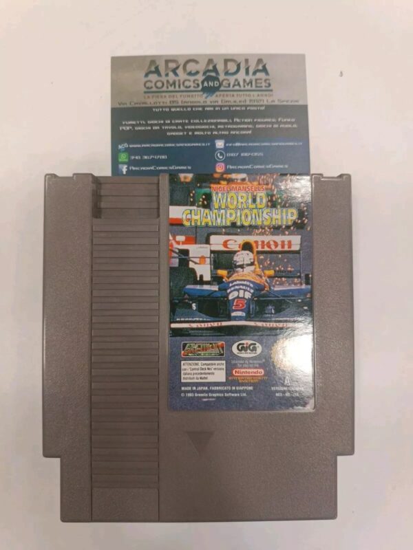 Nigel Mansells' World Championship NES PAL A GIG Nintendo Entertainment ITA - immagine 9