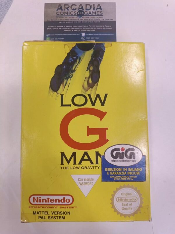 Low G Man NES PAL A GIG Nintendo Entertainment System ITA