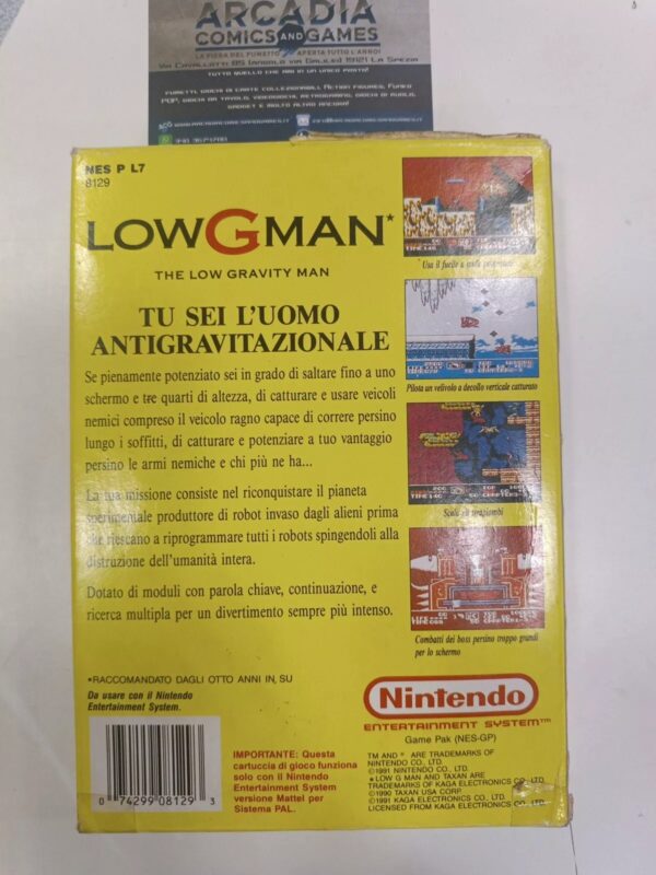 Low G Man NES PAL A GIG Nintendo Entertainment System ITA - immagine 2
