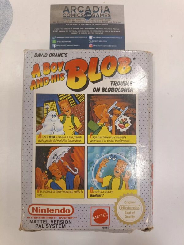 A Boy And His Blob NES Nintendo Entertainment System PAL A ITA Mattel