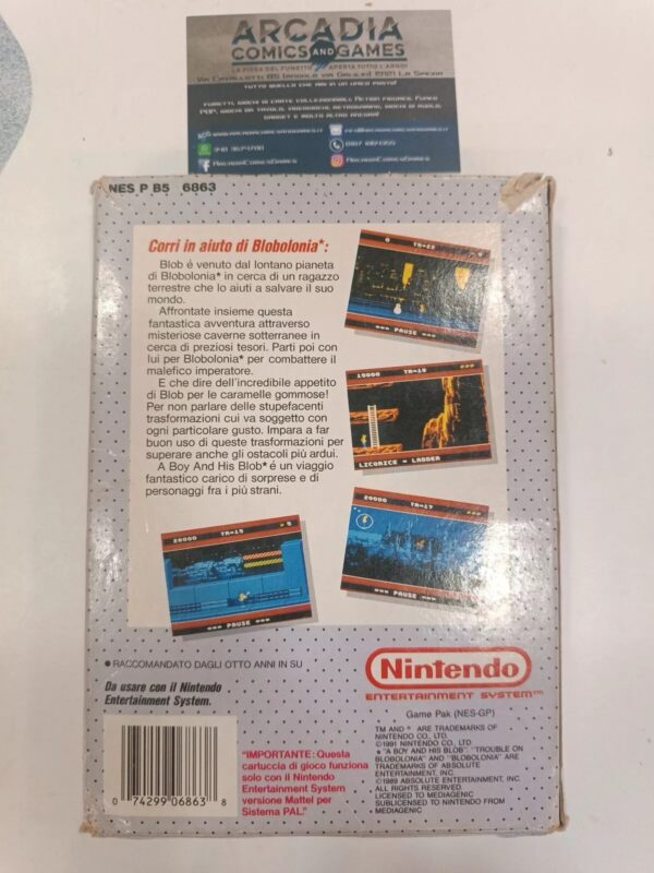 A Boy And His Blob NES Nintendo Entertainment System PAL A ITA Mattel - immagine 2