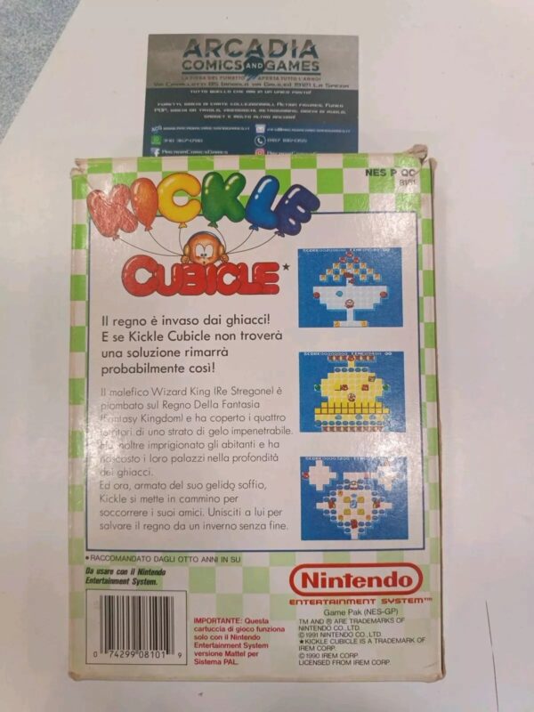 Kickle Cubicle NES PAL A Nintendo Entertainment System ITA Senza Manuale - immagine 2