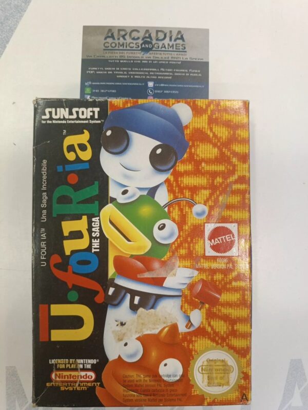 Ufouria NES PAL A Nintendo Entertainment System Versione ITA Senza Manuale