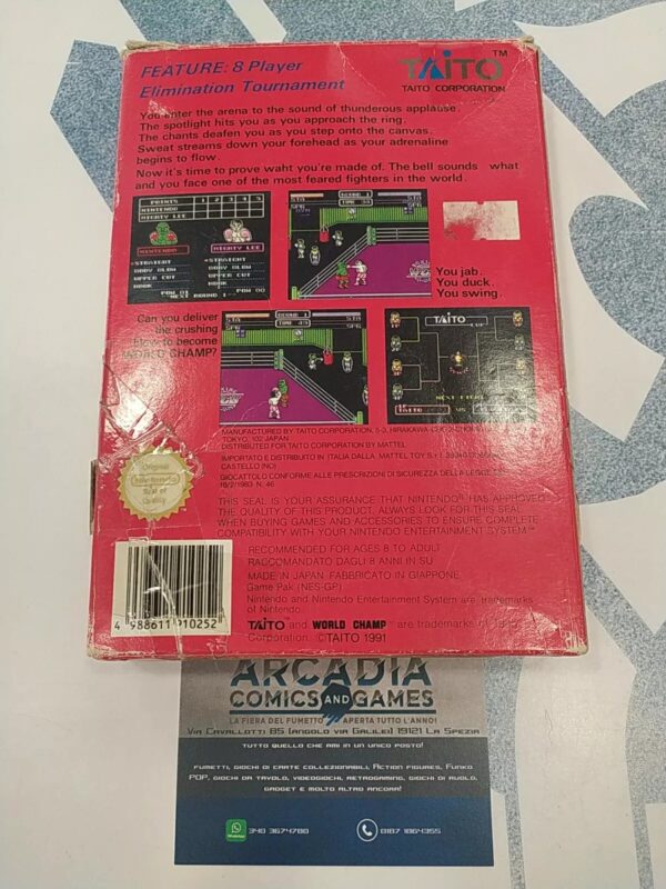 World Champ NES Nintendo Entertainment System PAL A Scatola Rovinata - immagine 2