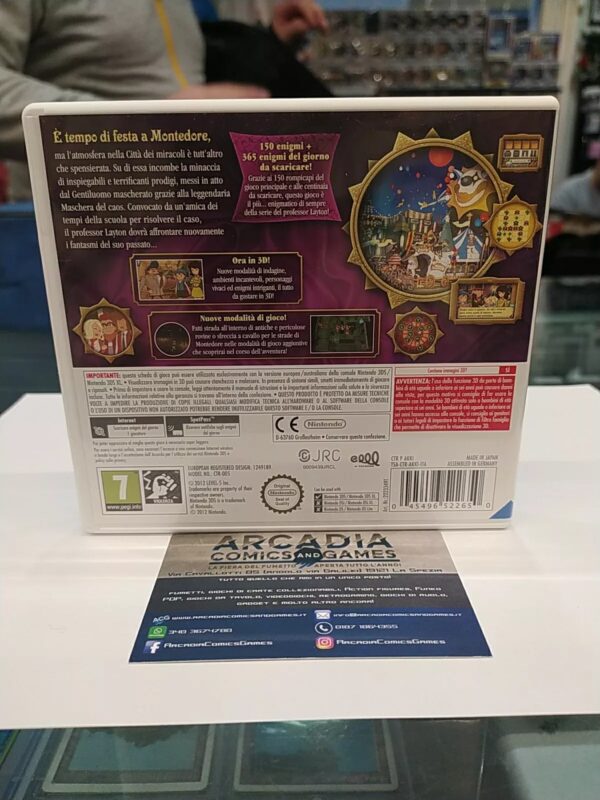 Il Professor Layton La Maschera Dei Miracoli Nintendo 3DS - immagine 2