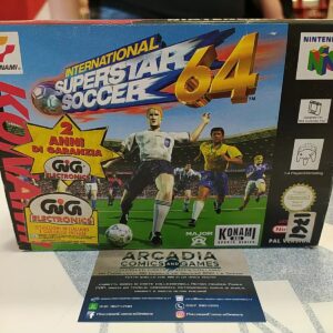 International Super Soccer 64 Giga Nintendo 64 N64 Completo.
