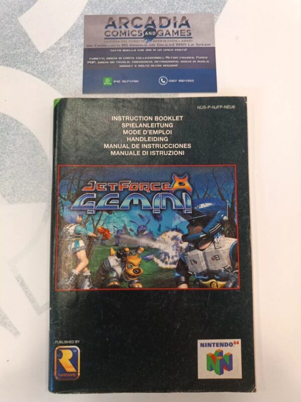 Jet Force Gemini Manuale Di Istruzioni Nintendo 64 PAL