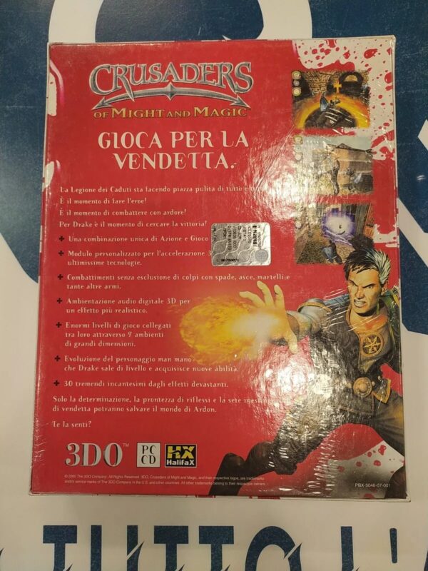 Crusaders of Might and Magic Blood Pumping Action PC Big Box ITA Nuovo - immagine 2