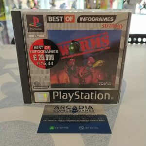 Worms PlayStation PS1 Best Of Infogrames Ottime Condizioni.