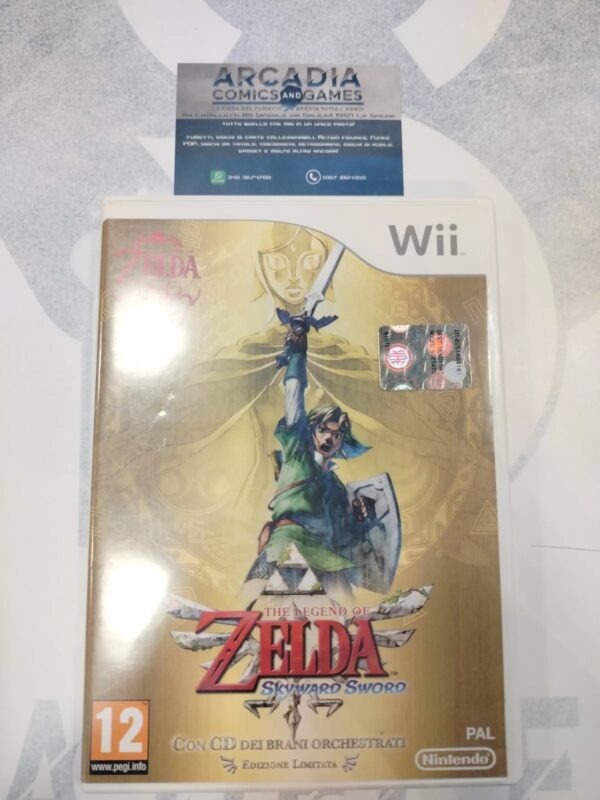 The Legend Of Zelda Skyward Sword + Soundrack Wii Italiano PAL Triangolo Blu