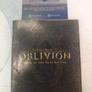 The Elder Scrolls Oblivion Game Of The Year Edition Manuale PS3 PlayStation 3