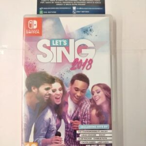 Let's Sing 2018 Switch Nintendo Triangolo Viola