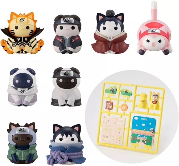 Naruto Gift Set Mega Cat Project Nyaruto Set Completo MegaHouse