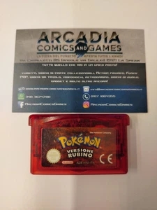 Pokemon Rubino Pokémon Game Boy Advance GBA Nintendo Ita Solo Cartuccia Loose