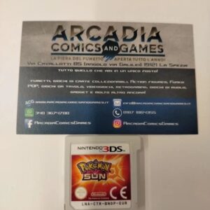 Pokemon Sole Pokémon Sun 3DS Nintendo Solo Cartuccia Loose