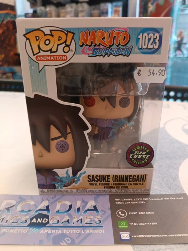 Sasuke Rinnegan Funko Pop!Animation Limited Glow Chase Edition