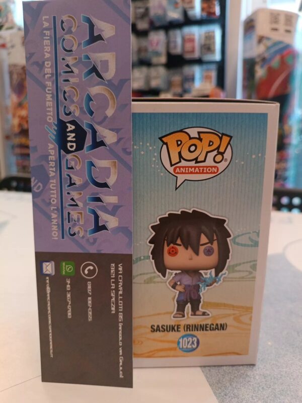 Sasuke Rinnegan Funko Pop!Animation Limited Glow Chase Edition - immagine 2