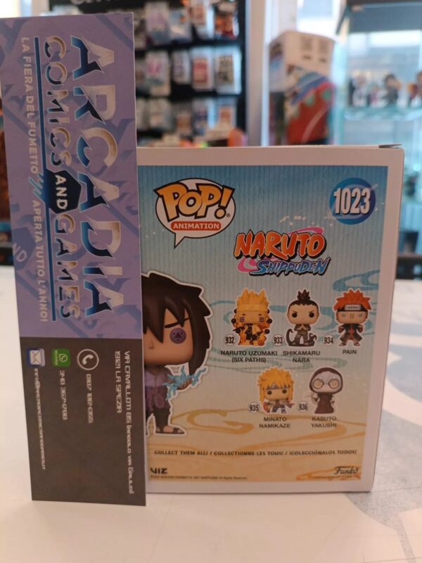 Sasuke Rinnegan Funko Pop!Animation Limited Glow Chase Edition - immagine 3