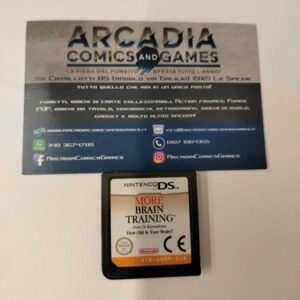 More Brain Training Del Dr. Kawashima Nintendo DS NDS Solo Cartuccia Loose