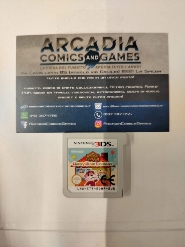 Animal Crossing Happy Home Designer 3DS Nintendo Solo Cartuccia