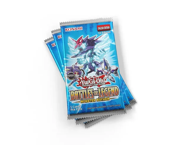 YU-GI-OH! TCG - BATTAGLIE DELLA LEGGENDA: MONSTER MAYHEM -  BOX DA 24 BUSTE ITA - immagine 4