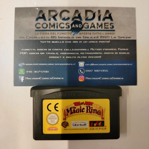 Tom & Jerry The Magic Ring Game Boy Advance Nintendo GBA Solo Cartuccia Loose