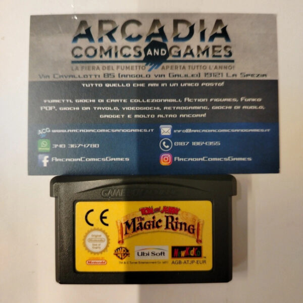 Tom & Jerry The Magic Ring Game Boy Advance Nintendo GBA Solo Cartuccia Loose