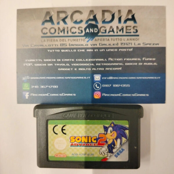 Sonic Advance 2 Game Boy Advance Nintendo GBA Solo Cartuccia Loose
