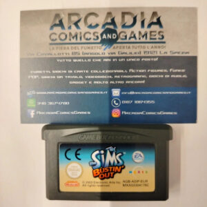 The Sims Bustin' Out Game Boy Advance Nintendo GBA Solo Cartuccia Loose