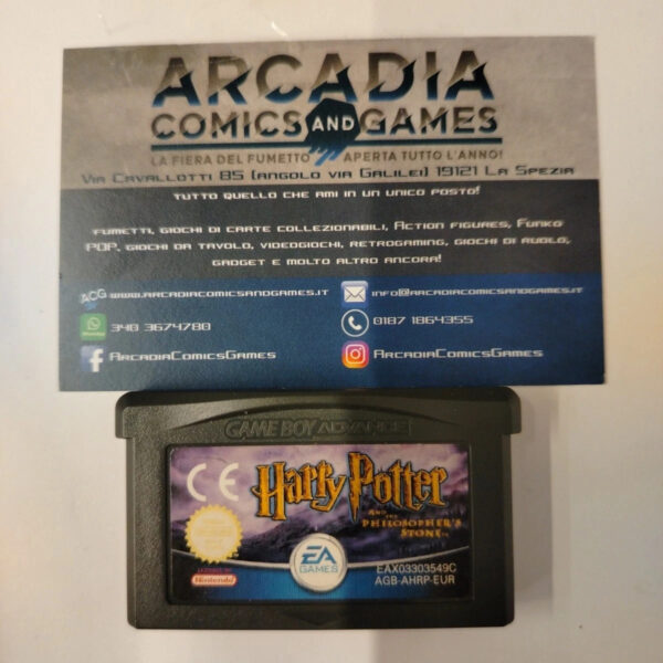 Harry Potter E La Pietra Filosofale Game Boy Advance GBA Nintendo Solo Cartuccia