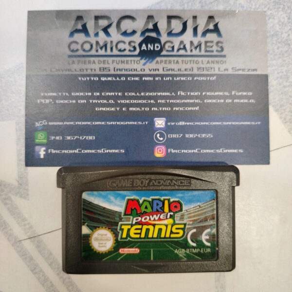 Mario Power Tennis Game Boy Advance GBA Nintendo Solo Cartuccia