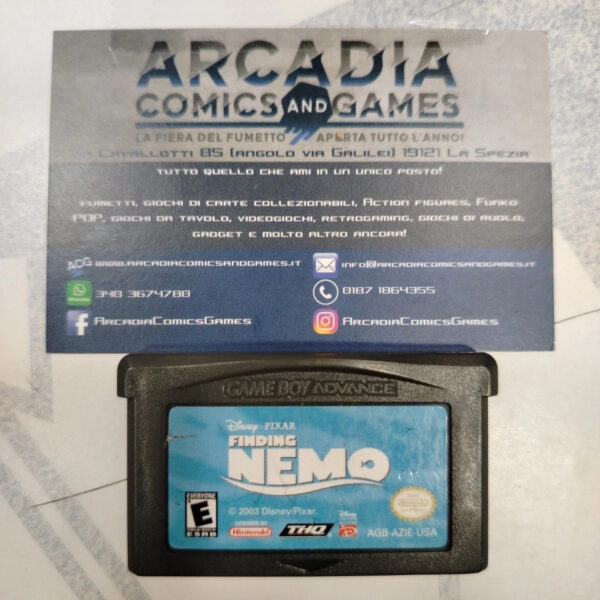 Alla Ricerca Di Nemo Finding GBA Game Boy Advance Nintendo Solo Cartuccia