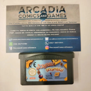 Scrabble Scrambled GBA Game Boy Advance Nintendo Solo Cartuccia Loose