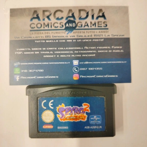 Spyro 2 Season Of Flame GBA Game Boy Advance Nintendo Solo Cartuccia Loose