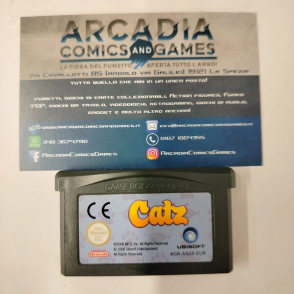 Catz GBA Game Boy Advance Nintendo Solo Cartuccia Loose