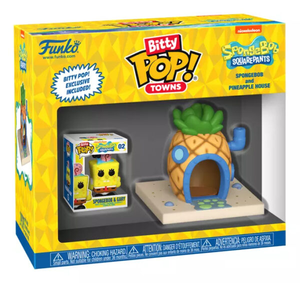 Funko Bitty Pop! Towns SpongeBob & Pineapple House - immagine 3