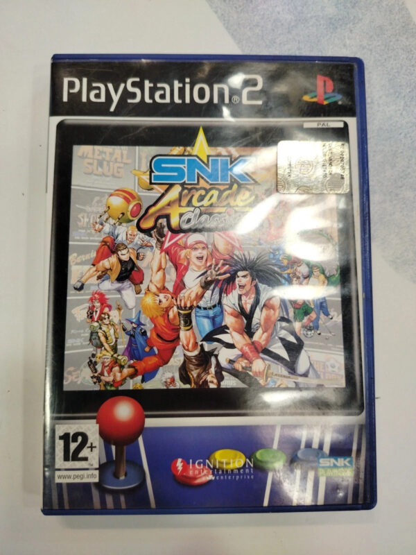 SNK Arcade Classics Volume 1 Playstation 2 PS2 Sony ITA Senza Manuale