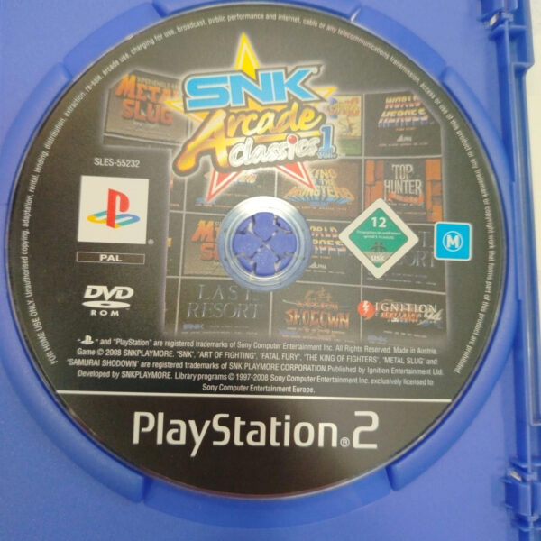 SNK Arcade Classics Volume 1 Playstation 2 PS2 Sony ITA Senza Manuale - immagine 5